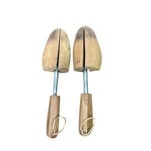vintage wooden shoe tree stretcher wood cedar